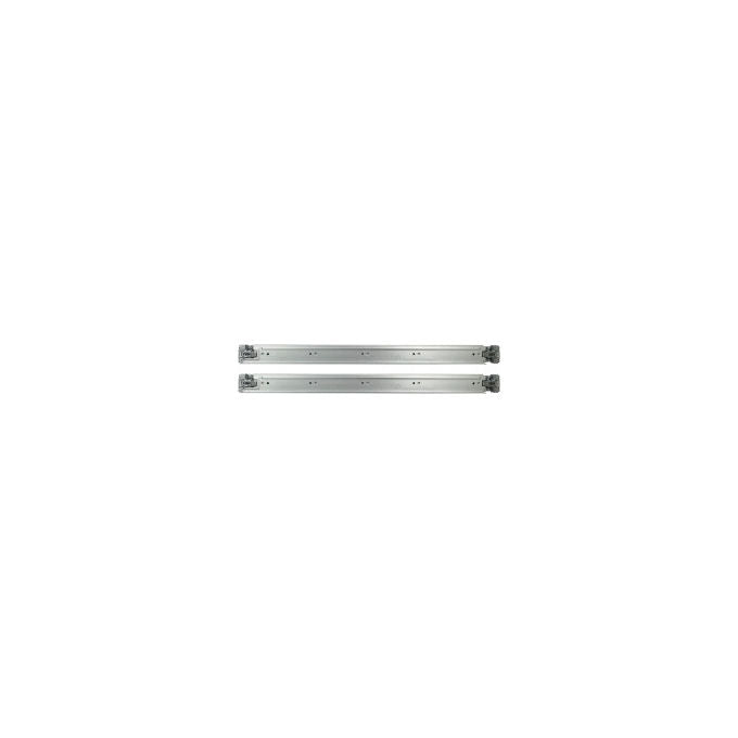 QNAP kit di guide per rack RAIL-E03, compatibile ES2486dc, rack standard 19 pollici, fori rotondi e quadrati 9,5 mm