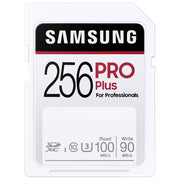 Samsung MB-SD256S-EU PRO Plus Scheda di Memoria SD SDXC 256 GB UHS-I U3 V30 Lettura 180 MB-s Scrittura 130 MB-s Video 4K colore Blu