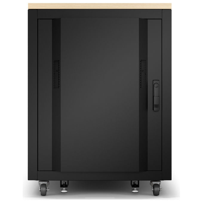 Apc NetShelter Soundproof rack server 17U, insonorizzato, 19 pollici, 230V, acero e nero, AR4017IA