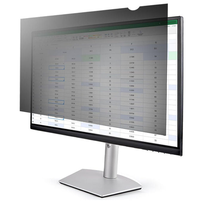 StarTech filtro privacy per monitor 22 pollici 16:9, anti luce blu 51%, antiriflesso, angolo visione 30 gradi, reversibile