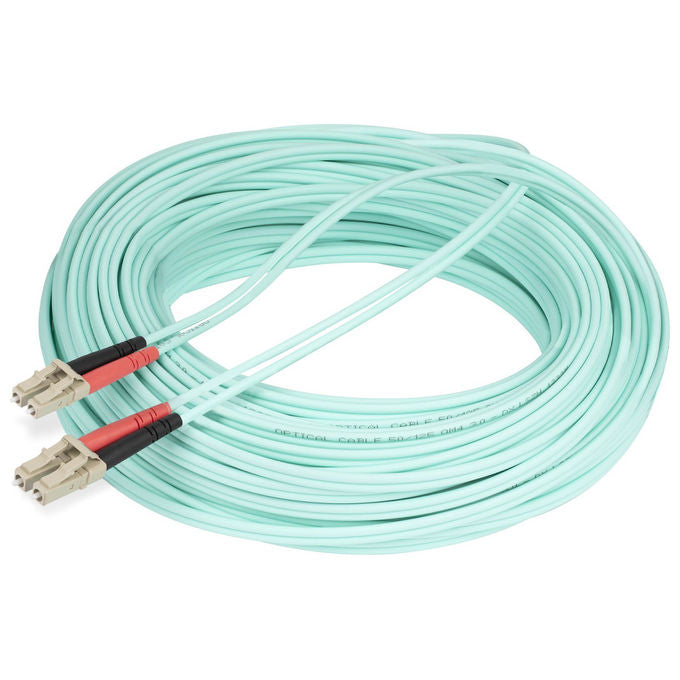 StarTech.com cavo fibra ottica multimodale OM4, LC-LC UPC, 25 m, 100G, LOMMF VCSEL 50-125 µm, LSZH, bassa perdita di inserzione