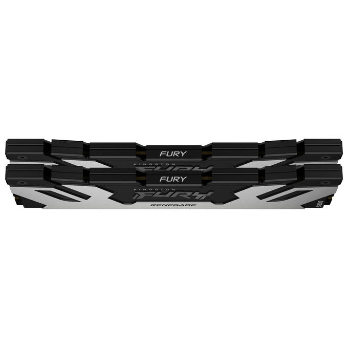 Kingston fury renegade, memoria ram ddr5 96gb, kit 2x48gb, 6000mt-s, cl32, intel xmp 3.0, dissipatore argento, 288-pin dimm