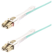 StarTech.com cavo patch fibra ottica multimodale OM4, LC a LC UPC duplex, 10 m, 50-125 µm, 100G, LSZH, linguette push-pull
