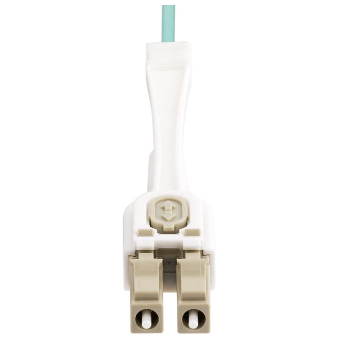 StarTech.com cavo patch fibra ottica multimodale OM4, LC a LC UPC duplex, 10 m, 50-125 µm, 100G, LSZH, linguette push-pull