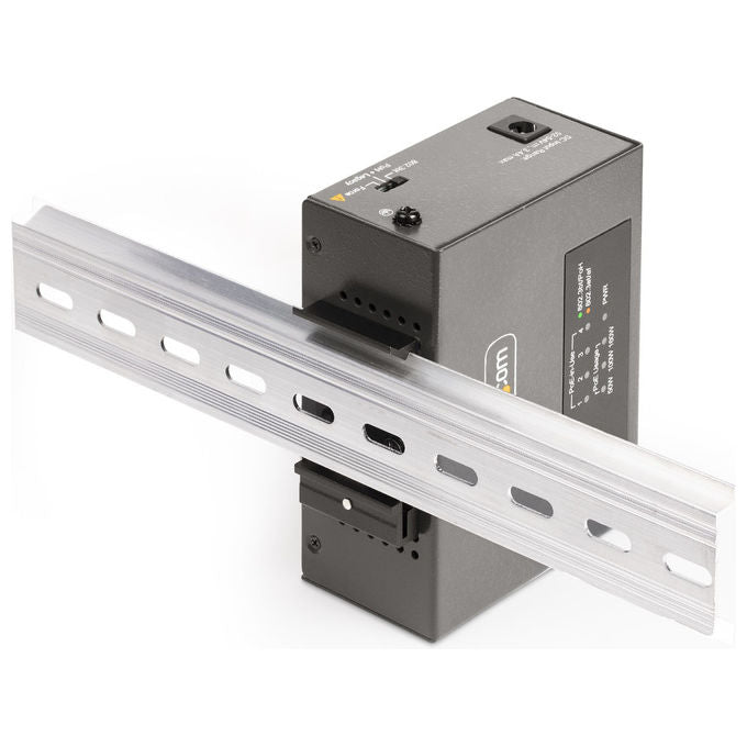 StarTech.com iniettore PoE++ multi-gigabit 4 porte, NBASE-T 5G 2.5G 1G, 802.3af 802.3at 802.3bt, 160W, montaggio parete guida DIN