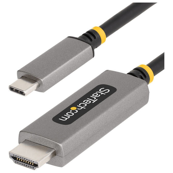 StarTech.com cavo adattatore usb-c a hdmi 2.1, 3 m, 8k 60hz, 4k 144hz, hdr10, dolby atmos, grigio