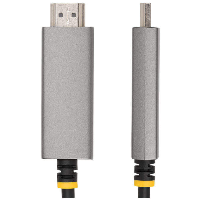 StarTech.com cavo adattatore usb-c a hdmi 2.1, 3 m, 8k 60hz, 4k 144hz, hdr10, dolby atmos, grigio
