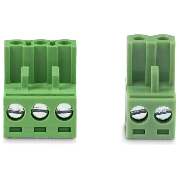 StarTech.com adattatore di alimentazione universale 160w, 24v 6,6a, ingresso 100-240v ac, morsettiera 2 e 3 poli, cavo 1,2m, per hub usb industriali, nero