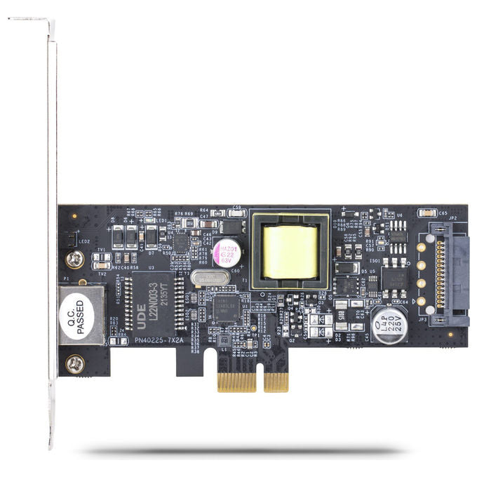 StarTech scheda di rete PCIe 2,5 Gbps PoE+, Intel I225-V, 1 porta RJ45, NBASE-T 802.3af-at, chipset I225-V, PR12GIP-NETWORK-CARD