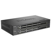 D-Link switch di rete gestito L3 DXS-3410-32SY, 28 slot SFP+, 4 porte SFP28, 760 Gbit-s, rack, impilabile, nero
