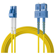 StarTech.com cavo patch fibra ottica OS2 monomodale LC LC duplex, 10 m, 9-125µm, 100G, insensibile alla piegatura, LSZH, giallo