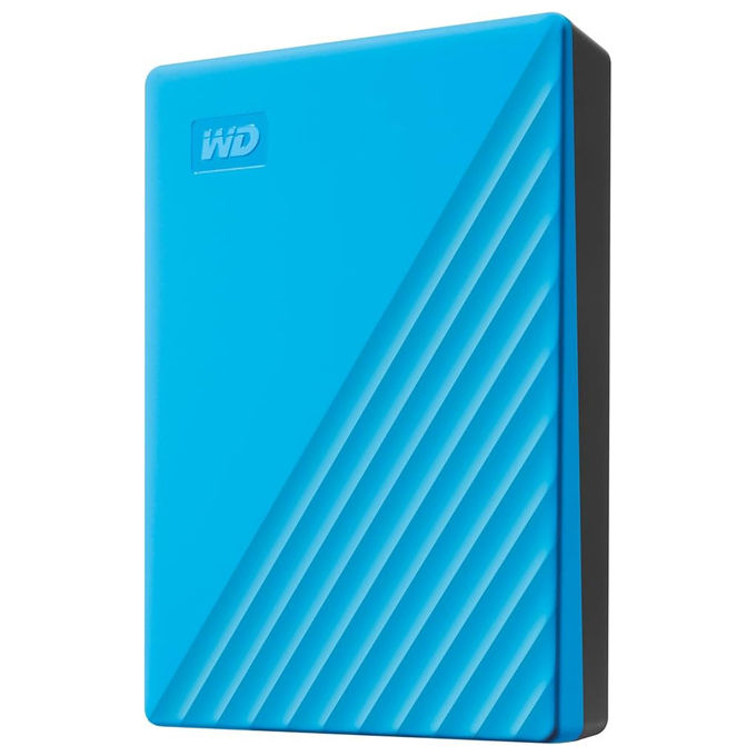 WD My Passport hard disk esterno portatile 6 TB, USB 3.2 Gen 1, crittografia AES 256 bit, backup Acronis, 2.5'', bianco
