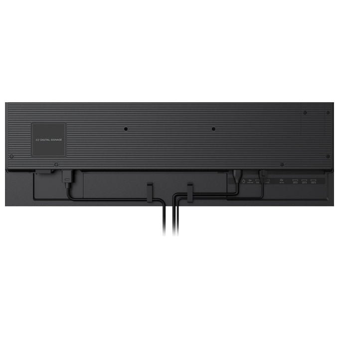 Iiyama ProLite LH4365UHSB-B1, monitor 43 pollici segnaletica digitale, 4K UHD, 800 cd-m², Android 11, 24-7, Wi-Fi, nero