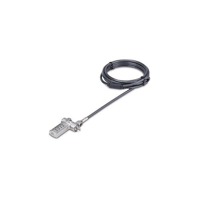 StarTech, cavi di sicurezza universali per laptop, confezione 25 pezzi, 2m, combinazione serializzata, compatibili Noble Wedge, Nano, K-Slot