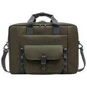HP custodia laptop 14,1 pollici, modulare, resistente all'acqua, tracolla rimovibile, poliestere riciclato, verde grigio