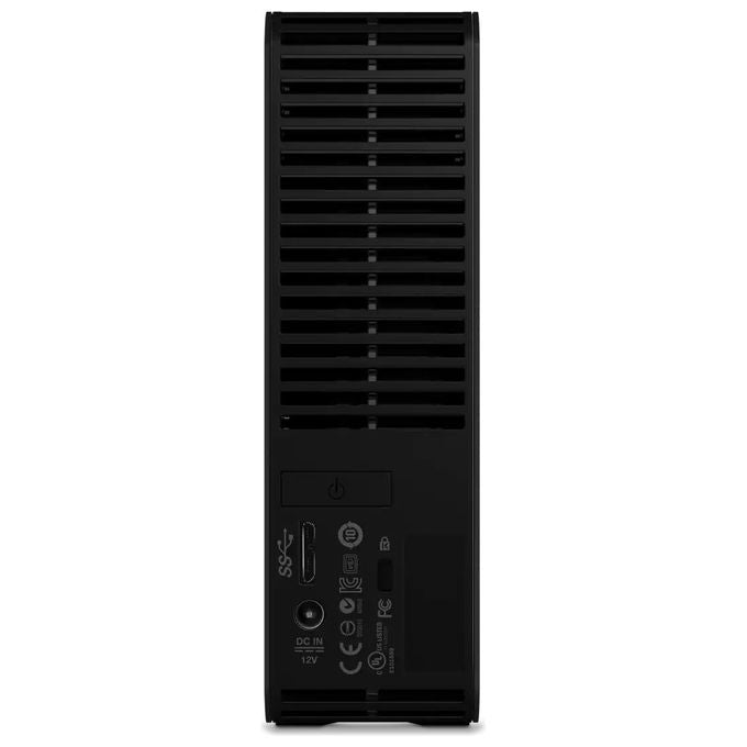 Western Digital WD Elements, hard disk esterno 24 TB, USB 3.2 Gen 1, USB tipo A, desktop 3.5'', compatibile Windows 10 e macOS, nero