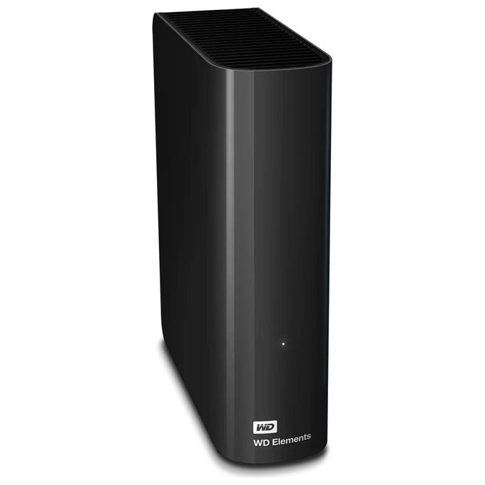 Western Digital WD Elements, hard disk esterno 24 TB, USB 3.2 Gen 1, USB tipo A, desktop 3.5'', compatibile Windows 10 e macOS, nero