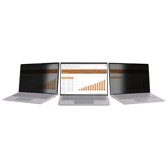 StarTech filtro privacy per schermo Surface Laptop Go 1-2-3 12,4 pollici, 4 vie, touch, riduzione luce blu, finitura opaca
