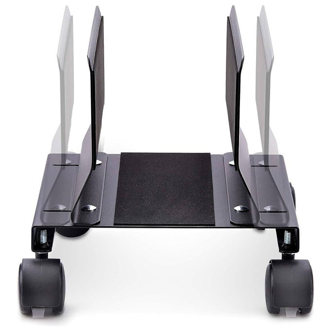 StarTech carrello per CPU su ruote, supporto tower regolabile, acciaio, carico max 21 kg, ruote con freni, CPUMOBILESTND