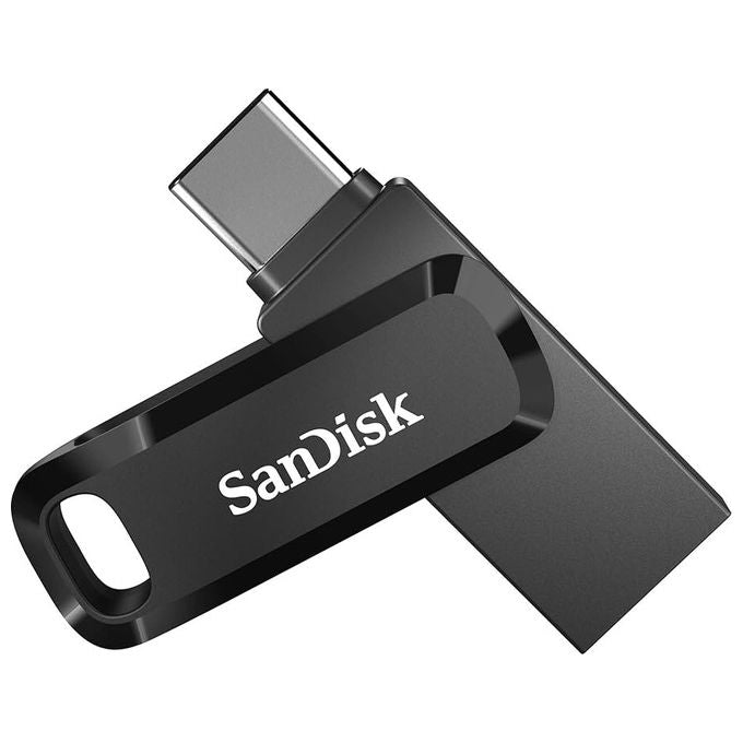 SanDisk Ultra Dual Drive Go, pen drive 1 TB, USB Type-C e Type-A, velocita' fino a 400 MB-s, USB 3.2 Gen 1, colore turchese