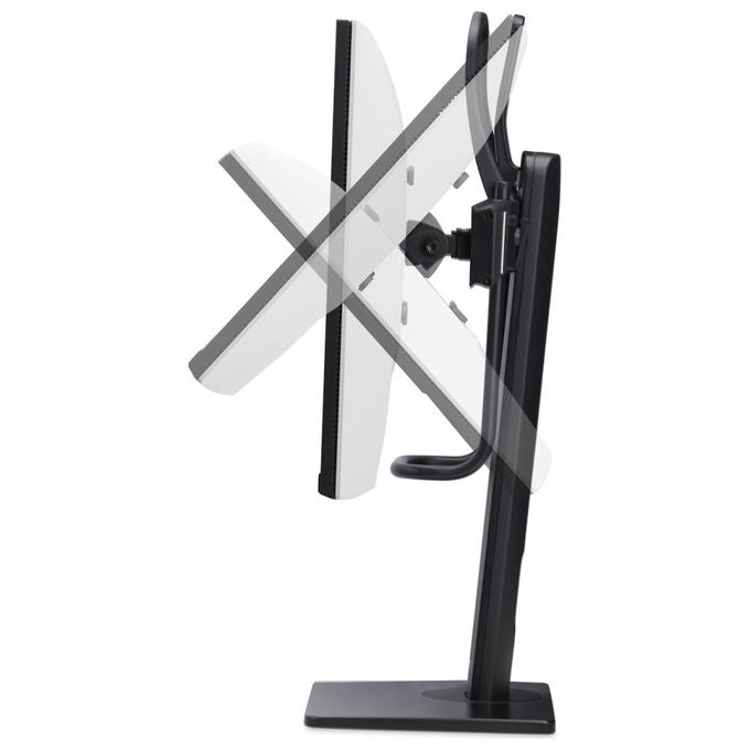 StarTech.com supporto da tavolo per due monitor, barra trasversale, schermi fino a 27 pollici, vesa 75x75 e 100x100, altezza regolabile, 6 kg per display, nero