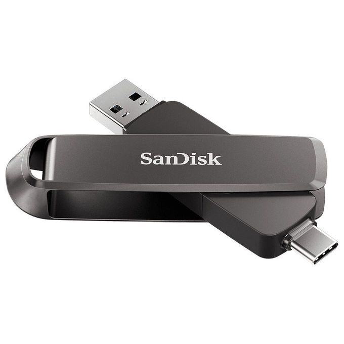 SanDisk Extreme Pro Dual Drive, chiavetta USB 1TB, Type-C e Type-A, lettura 1000 MB-s, scrittura 900 MB-s, USB 3.2 Gen 2