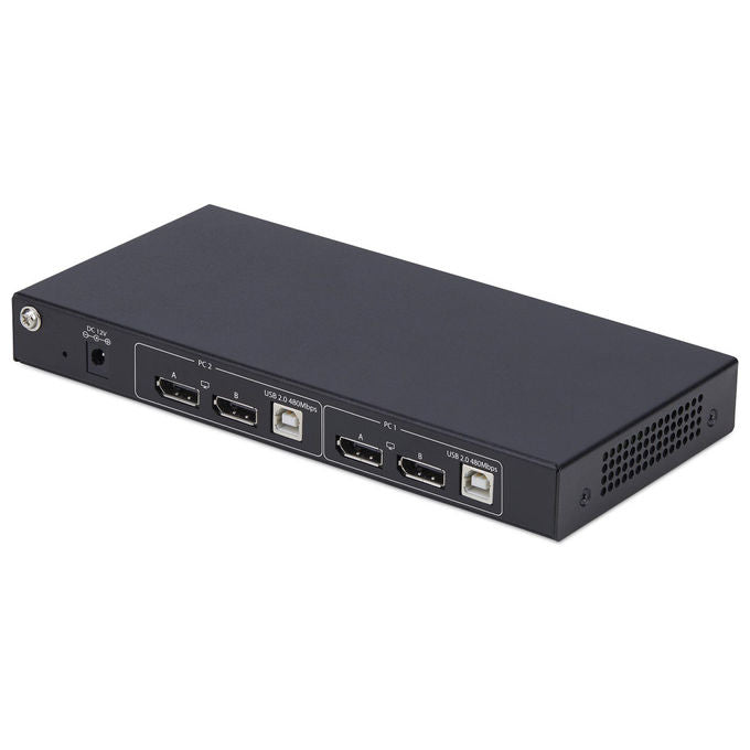 StarTech.com switch KVM DisplayPort doppio monitor 2 porte, 4K 60 Hz, matrice video Dual View, 4x USB, hotkey, DP 1.2