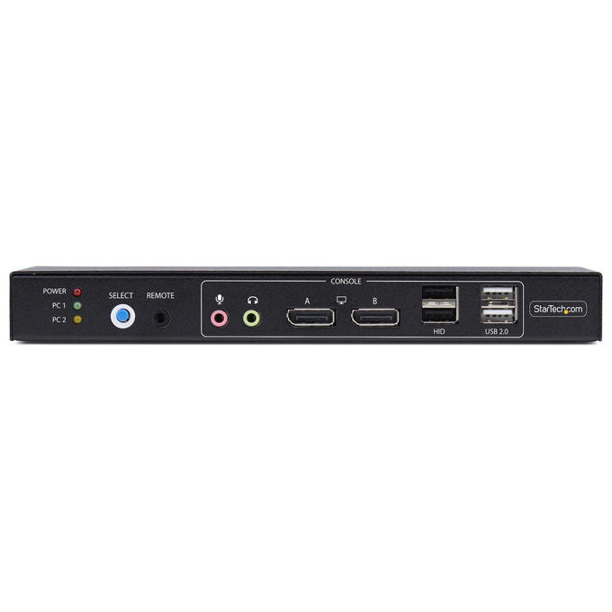 StarTech.com switch KVM DisplayPort doppio monitor 2 porte, 4K 60 Hz, matrice video Dual View, 4x USB, hotkey, DP 1.2