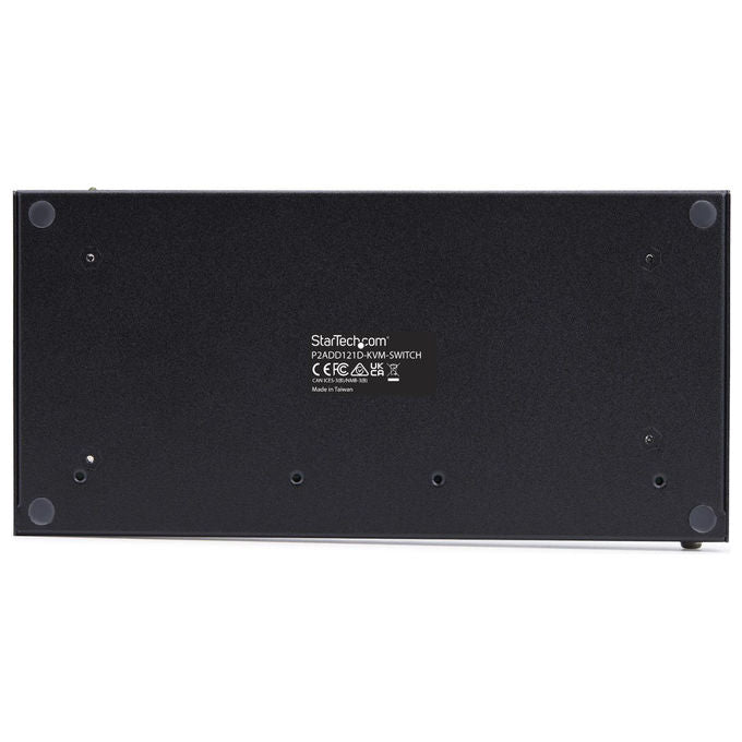 StarTech.com switch KVM DisplayPort doppio monitor 2 porte, 4K 60 Hz, matrice video Dual View, 4x USB, hotkey, DP 1.2