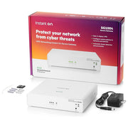 HPE Networking Instant On gateway sicuro SG1004, 4 porte 1GbE, firewall 980 Mbit-s, IDS-IPS, VPN IPsec, PMI, bianco
