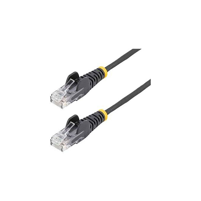 StarTech cavo ethernet cat6 slim 15m viola, patch utp rj45 antigroviglio, rame puro 28awg, lszh, gigabit 1gbps, poe++ 90w, 250mhz