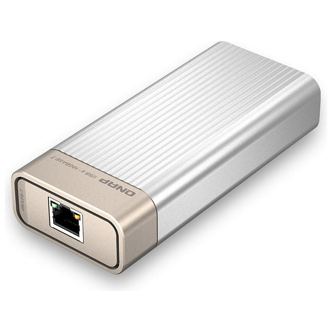 QNAP adattatore di rete USB4 Type-C, QNA-UC10G2T, doppia porta 10GbE, multi-gigabit, senza ventola, compatibile Windows macOS Linux