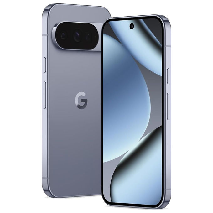 Google Pixel 10 Pro, smartphone 5G, display 6.3'' OLED, tripla fotocamera 50MP, 128GB, 16GB RAM, Dual SIM, grigio argento