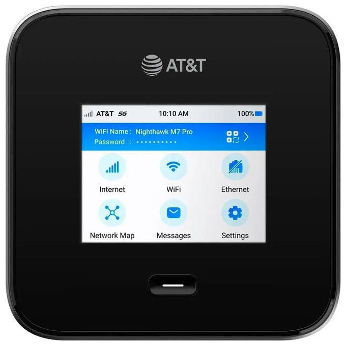 Netgear Nighthawk M7 Pro, router mobile 5G Wi-Fi 7, MR7450, hotspot portatile, SIM sbloccata, fino a 64 dispositivi, 125 Paesi