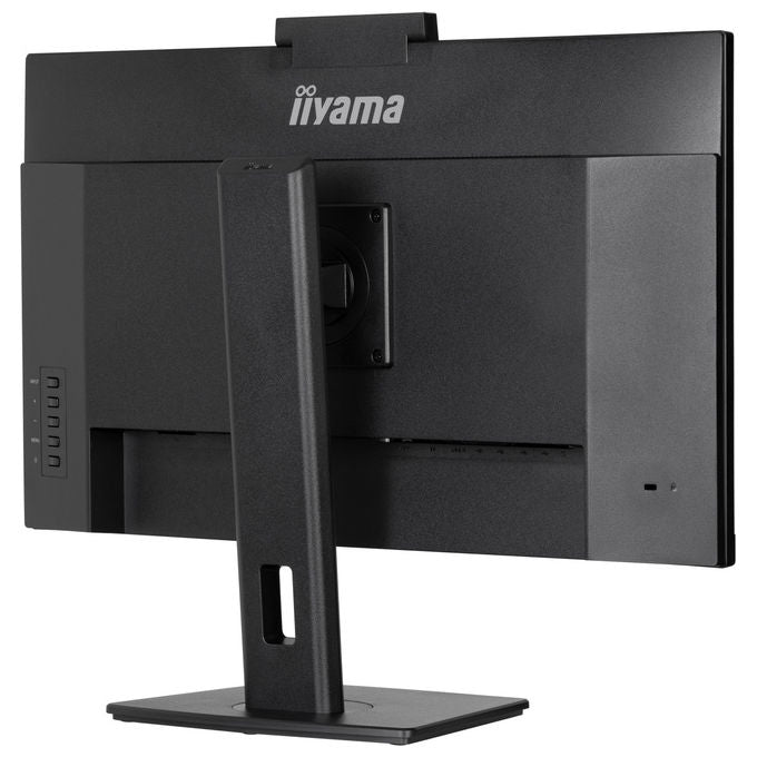 Iiyama ProLite XUB2790QSUH-B2, monitor IPS 27 pollici QHD, webcam 5MP Windows Hello, hub USB-C 65W, KVM integrato, nero