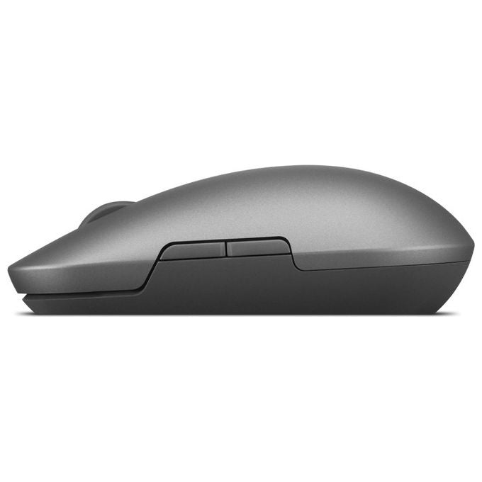Lenovo mouse Pro Plus 6050, wireless RF e Bluetooth, ottico 2400 DPI, 10 tasti, ambidestro, grigio