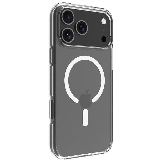 Dbramante1928 custodia iPhone 17 Pro Max, Iceland Pro MS, trasparente, compatibile MagSafe, antiurto 3 m, plastica riciclata 100%