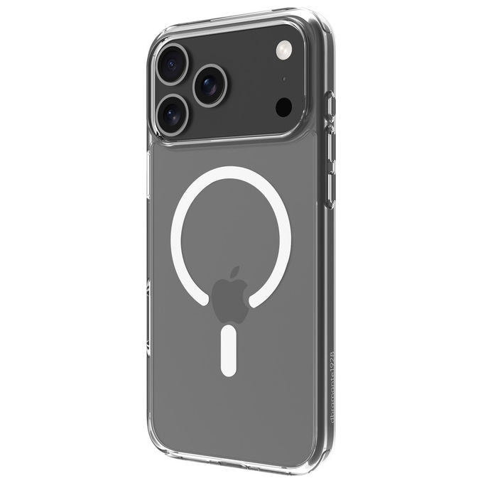 Dbramante1928 custodia iPhone 17 Pro Max, Iceland Pro MS, trasparente, compatibile MagSafe, antiurto 3 m, plastica riciclata 100%