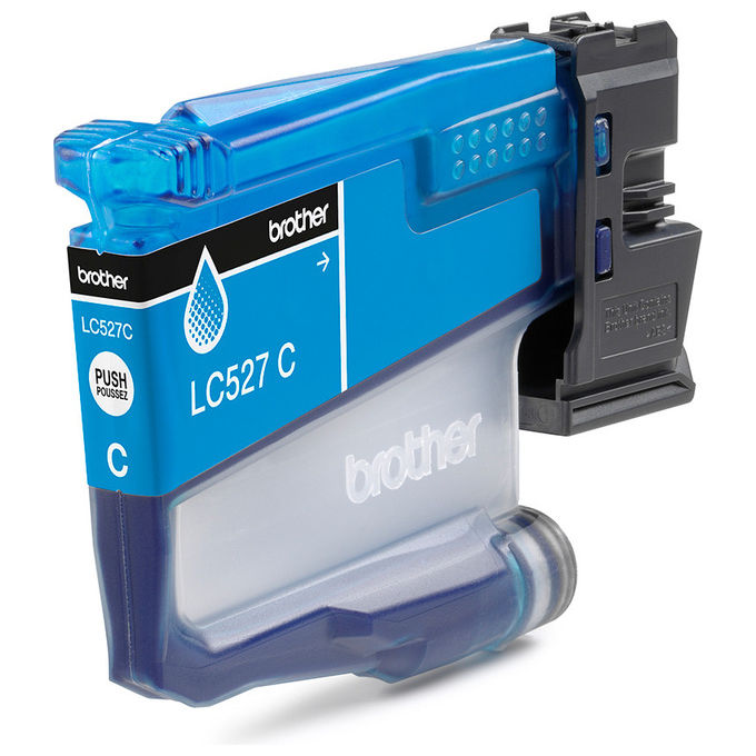 Brother cartuccia d'inchiostro LC527C, ciano originale, pigmento, 900 pagine, MFC-J4350DW, MFC-J4550DW