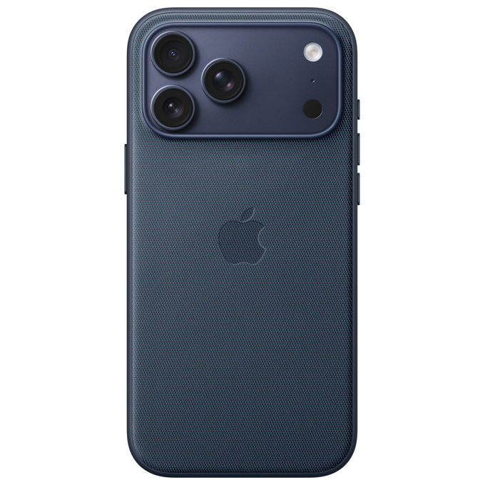 Apple custodia MagSafe in tessuto TechWoven per iPhone 17 Pro Max, blu, poliestere riciclato 100%, compatibile Qi2.2