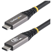 StarTech.com cavo USB4 USB-C 3m, 20 Gbps, Power Delivery 60w, DisplayPort 2.1, 4K 120Hz, certificato USB-IF, guaina TPE, nero