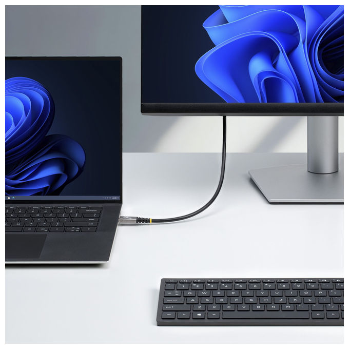 StarTech.com cavo USB4 USB-C 3m, 20 Gbps, Power Delivery 60w, DisplayPort 2.1, 4K 120Hz, certificato USB-IF, guaina TPE, nero