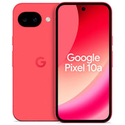 Google GA09608-GB Pixel 10a Smartphone 5G 6.3'' OLED 120Hz Tensor G4 8GB RAM 256GB Doppia Fotocamera 48MP IP68 colore Rosso Lampone