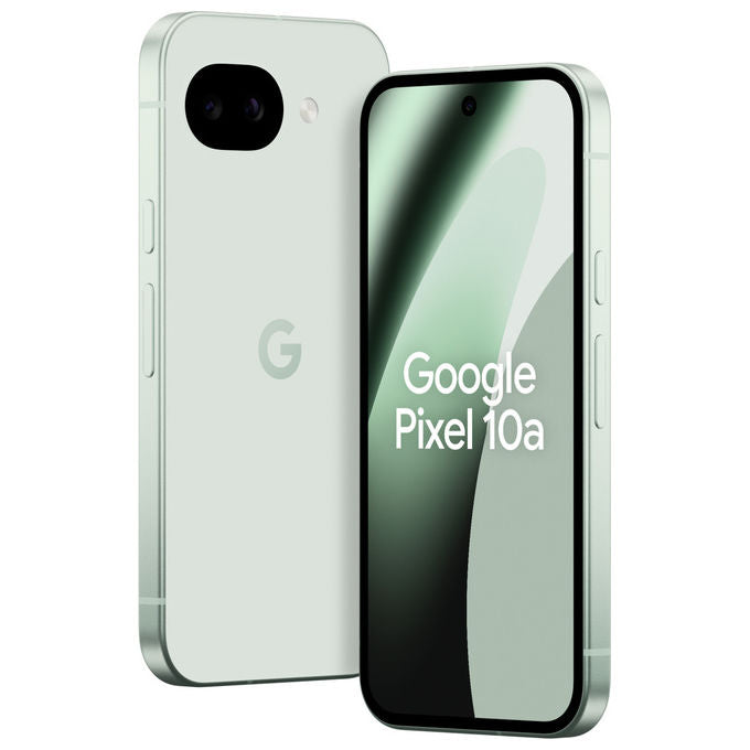 Google Pixel 10a smartphone, 6.3'' OLED 120Hz, Tensor G4, 8GB RAM, 256GB, doppia fotocamera 48MP, 5G, batteria 5100mAh, grigio nebbia