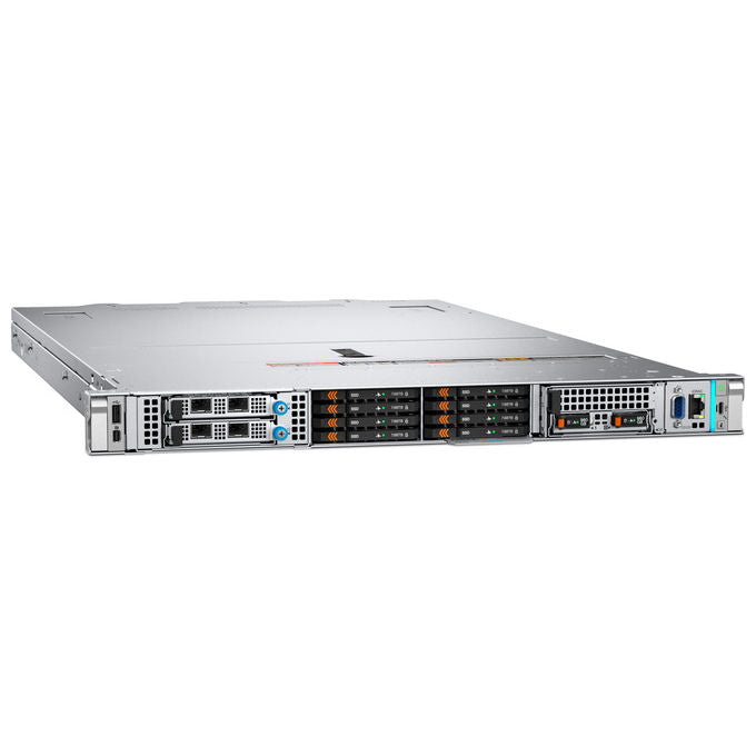 Dell PowerEdge R470 server rack 1U, Intel Xeon 6517P 3,2 GHz, 32 GB DDR5, 2x SSD 480 GB SATA, RAID H965i, iDRAC10