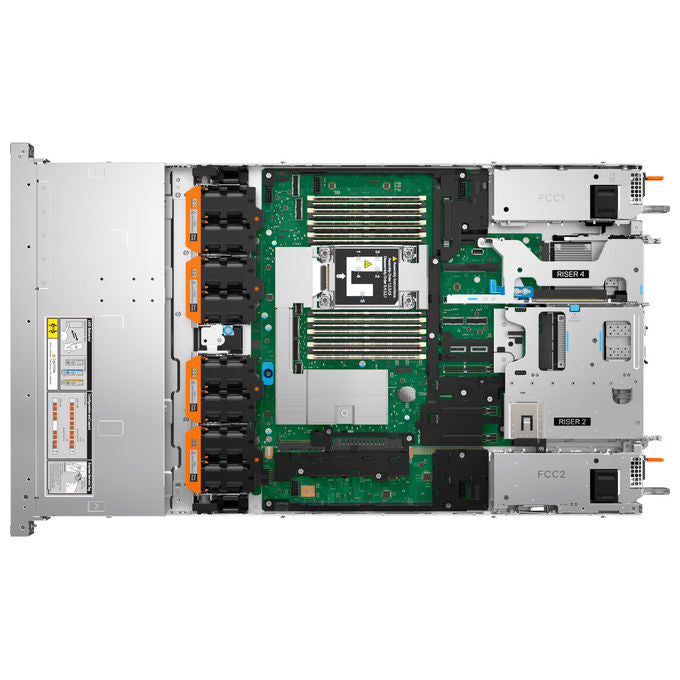 Dell PowerEdge R470 server rack 1U, Intel Xeon 6517P 3,2 GHz, 32 GB DDR5, 2x SSD 480 GB SATA, RAID H965i, iDRAC10