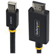 StarTech.com cavo adattatore attivo Mini DisplayPort a HDMI 2.0, 4K 60Hz, 1 m, DisplayPort 1.4, audio 7.1, nero