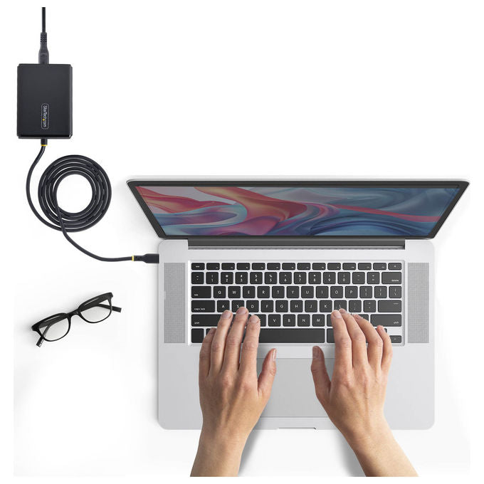 StarTech.com caricatore USB-C 100W, Power Delivery 3.0, cavo USB-C 1,8 m, compatibile laptop, nero, 1100LE-USB-C-CHARGER