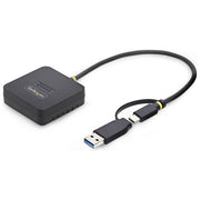 StarTech.com adattatore dock usb-c usb-a per ssd m.2 nvme, 10 gbps, lettore esterno, installazione senza attrezzi, nero