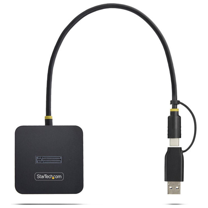 StarTech.com adattatore dock usb-c usb-a per ssd m.2 nvme, 10 gbps, lettore esterno, installazione senza attrezzi, nero